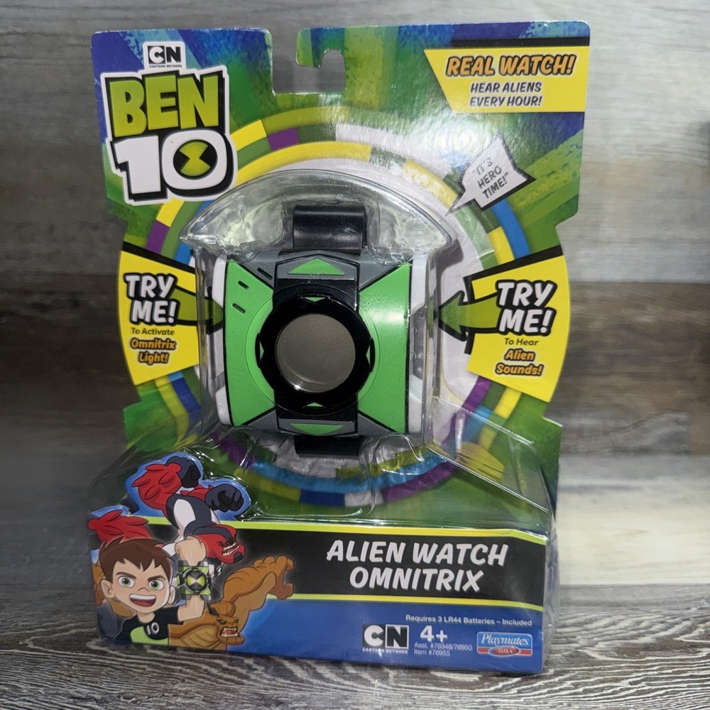Ben 10 Alien Watch Omnitrix Playmates Toys Lights Sounds Cartoon Network 76955